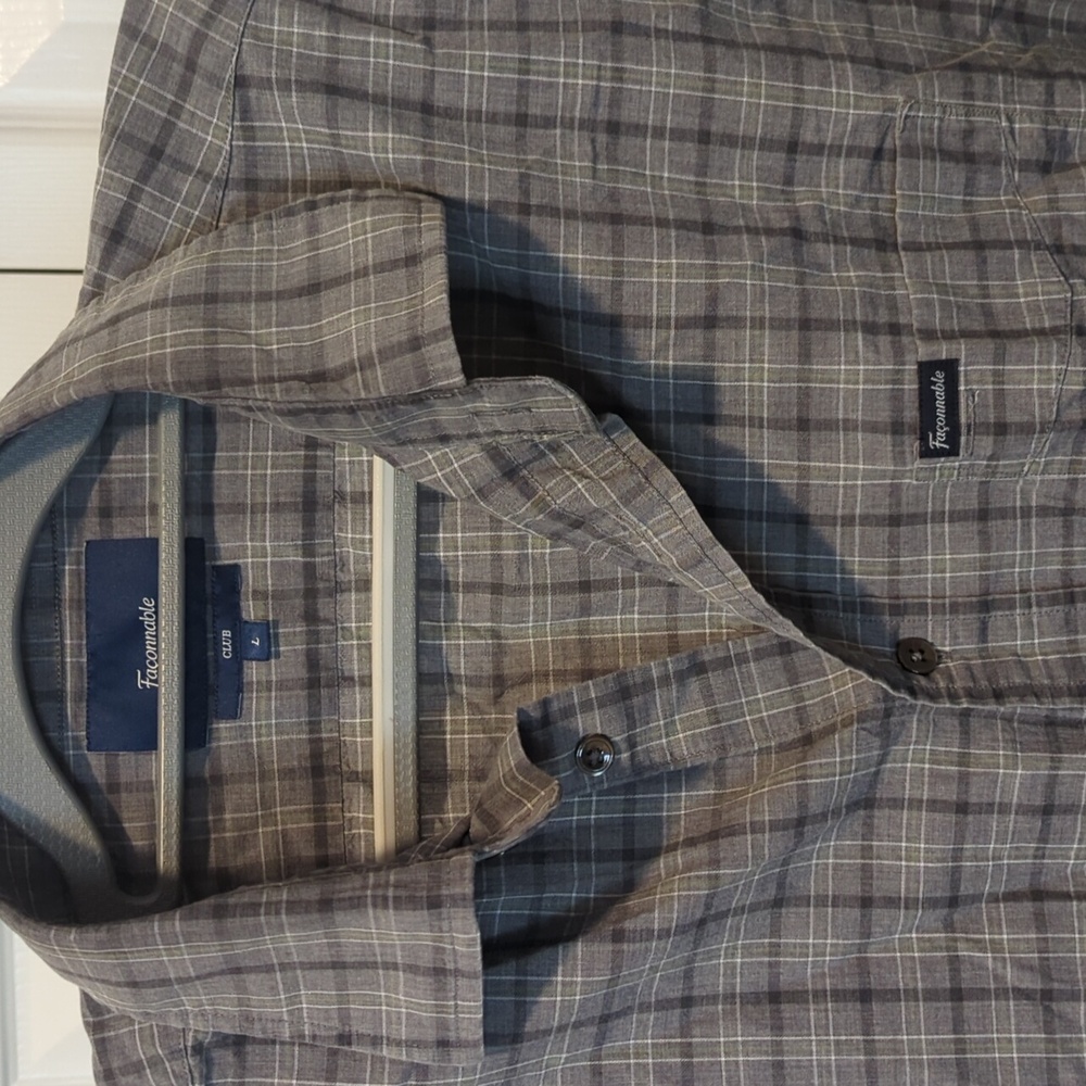 Faconnable Button Down Shirt Size Large - image 2